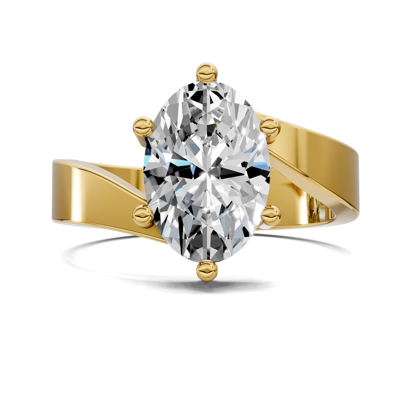 SERENA OVAL BYPASS RING