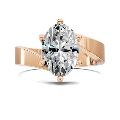 SERENA OVAL BYPASS RING