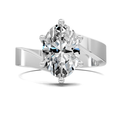 SERENA OVAL BYPASS RING