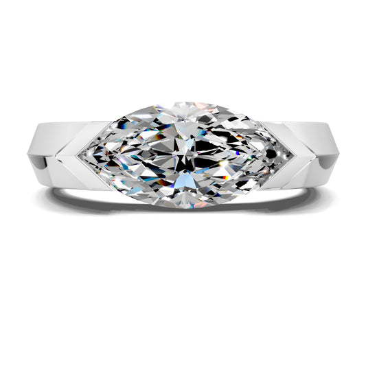 Audrey Knife Edge Engagement Ring
