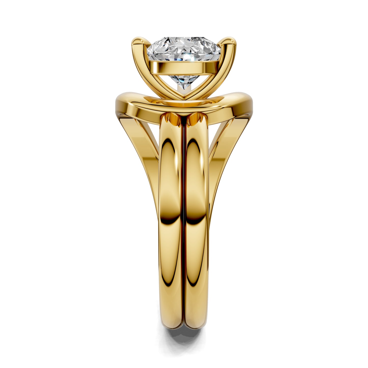 ELARA PEAR TWIST RING