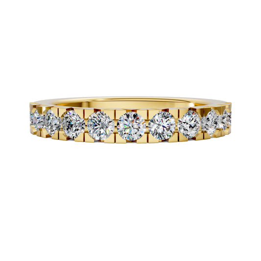 HARLOW FRENCH PAVE DIAMOND BAND
