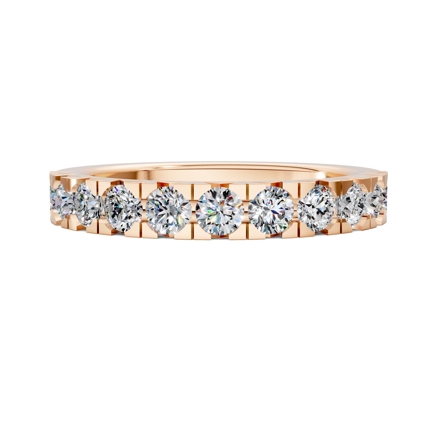HARLOW FRENCH PAVE DIAMOND BAND