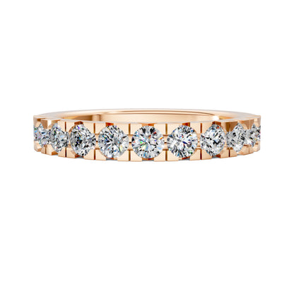 HARLOW FRENCH PAVE DIAMOND BAND