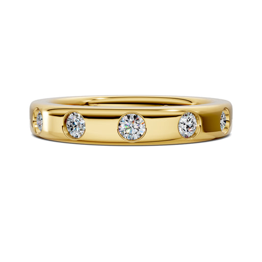 CLAIRE FLUSH-SET DIAMOND ETERNITY BAND