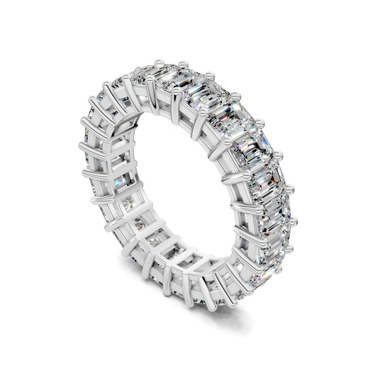 LUMINA EMERALD ETERNITY BAND