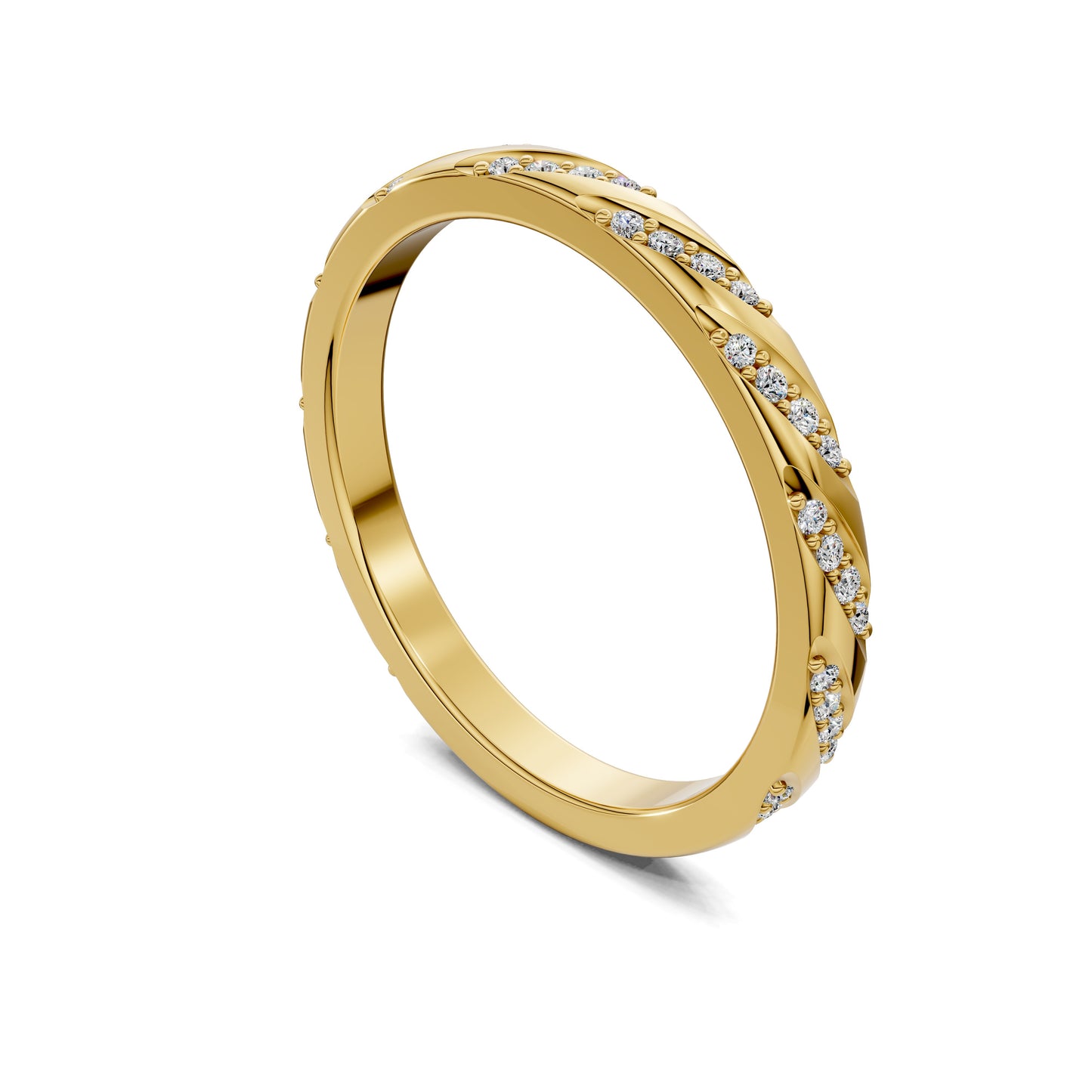 AUREA DIAMOND TWIST BAND