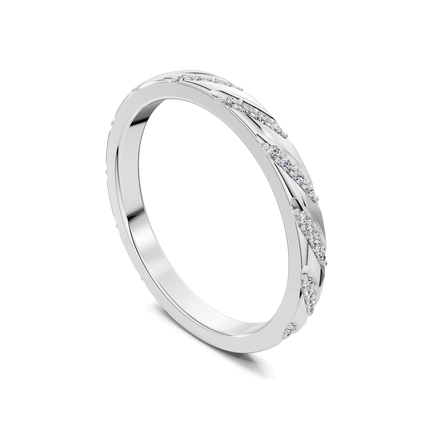 AUREA DIAMOND TWIST BAND