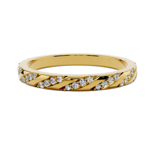 AUREA DIAMOND TWIST BAND