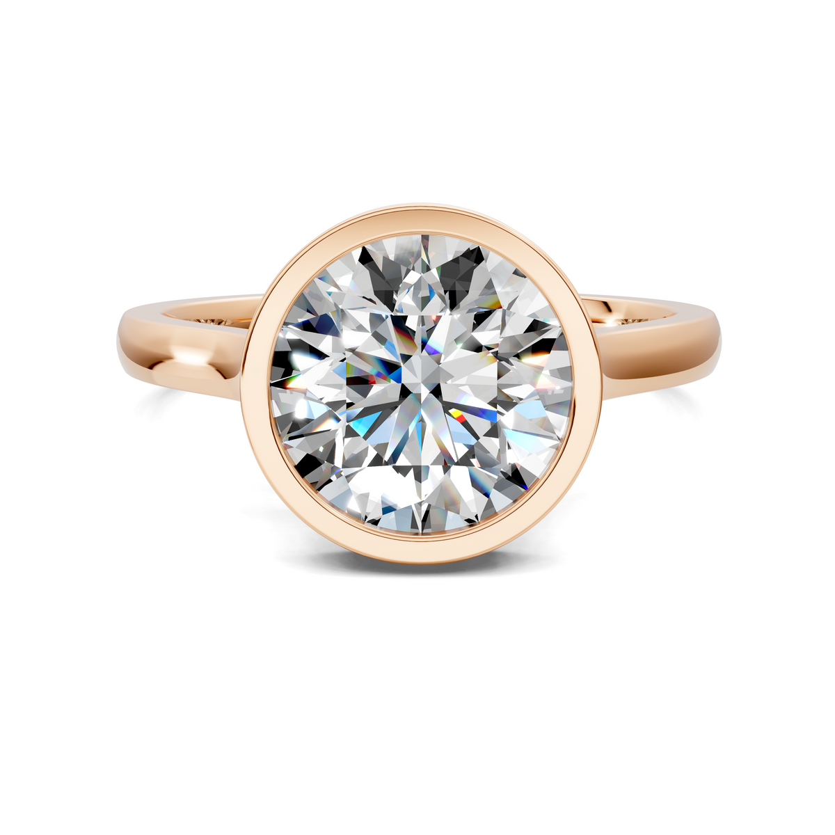Madeline Hidden Halo with Pavé Bridge Ring