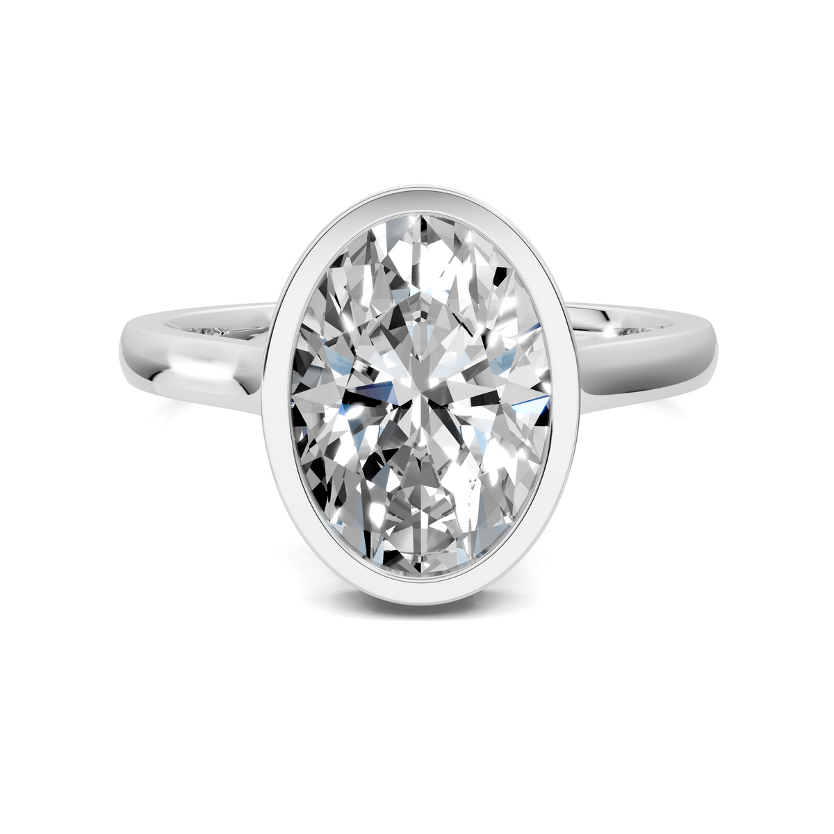 Madeline Hidden Halo with Pavé Bridge Ring