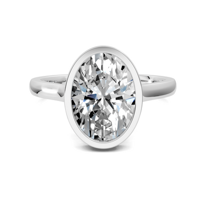 Madeline Hidden Halo with Pavé Bridge Ring