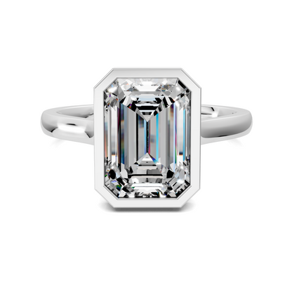 Madeline Hidden Halo with Pavé Bridge Ring