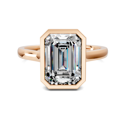 Madeline Hidden Halo with Pavé Bridge Ring
