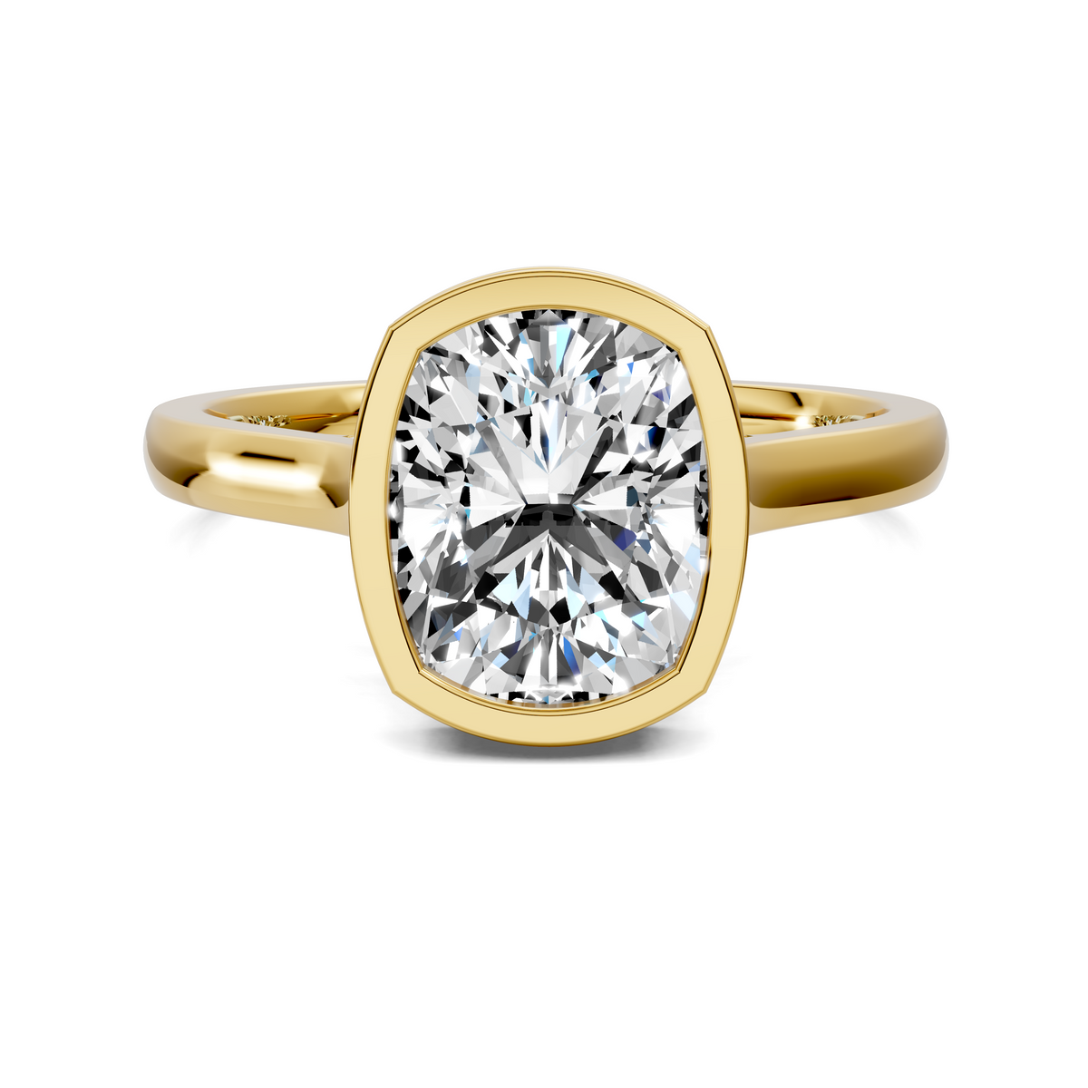 Madeline Hidden Halo with Pavé Bridge Ring