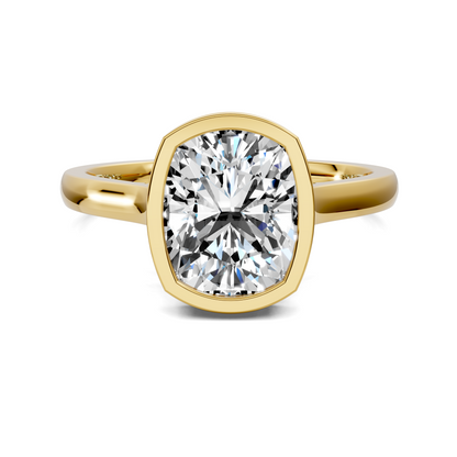 Madeline Hidden Halo with Pavé Bridge Ring