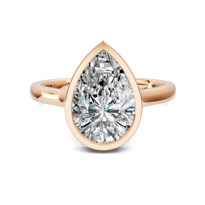 Madeline Hidden Halo with Pavé Bridge Ring