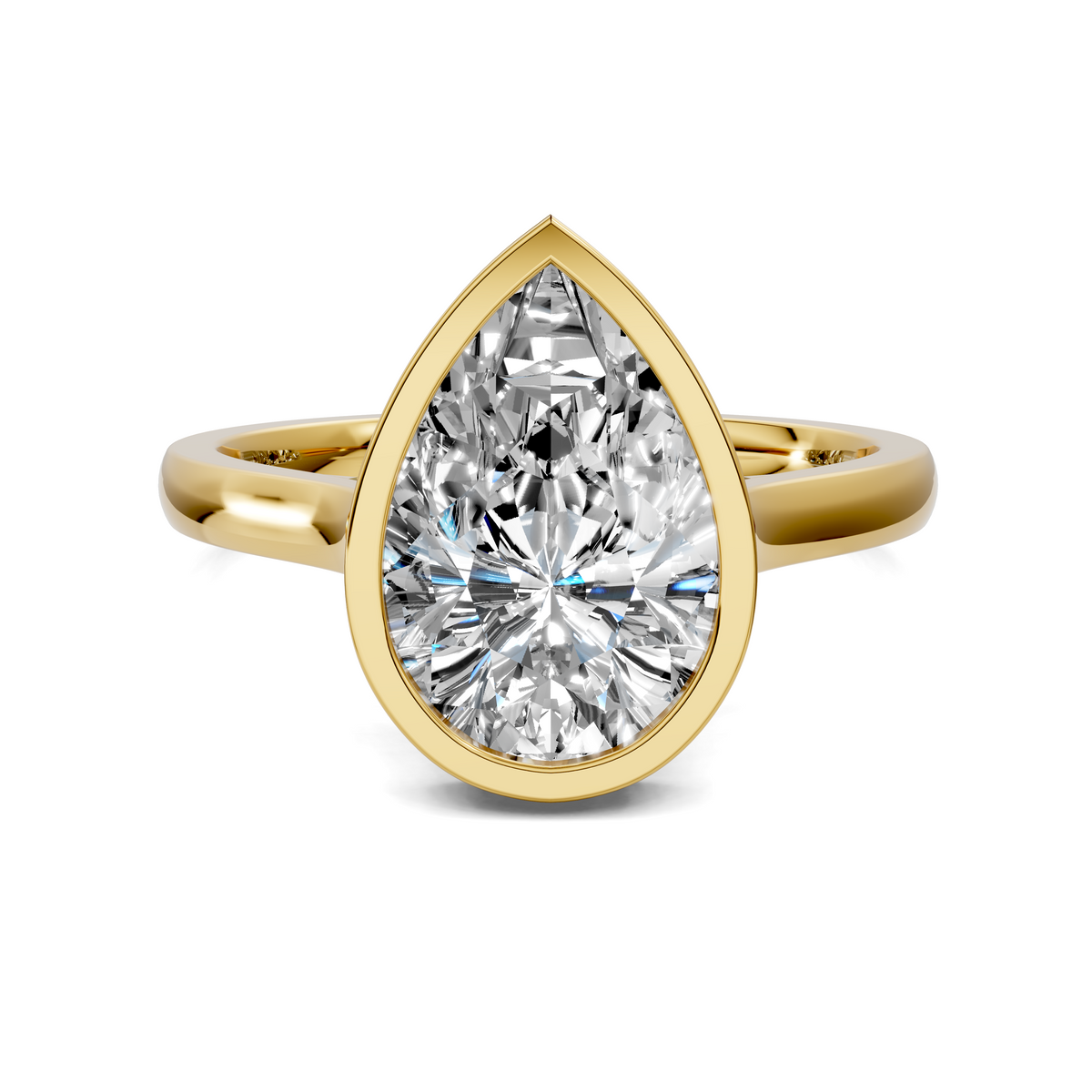 Madeline Hidden Halo with Pavé Bridge Ring