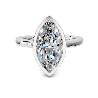Madeline Hidden Halo with Pavé Bridge Ring