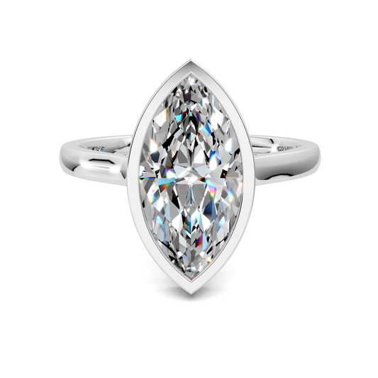 Madeline Hidden Halo with Pavé Bridge Ring