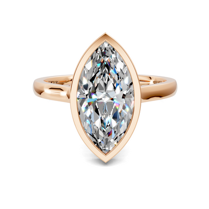 Madeline Hidden Halo with Pavé Bridge Ring