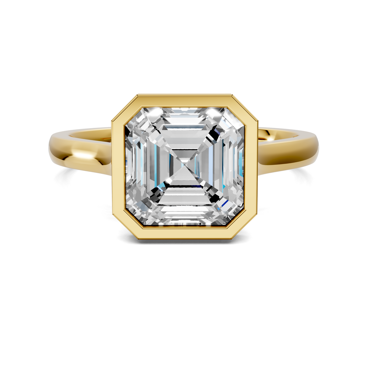 Madeline Hidden Halo with Pavé Bridge Ring