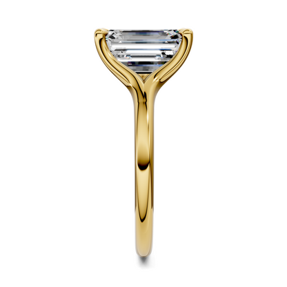 Brooklyn Crisscross Cathedral Solitaire Ring