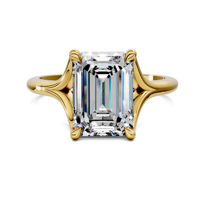 Brooklyn Crisscross Cathedral Solitaire Ring