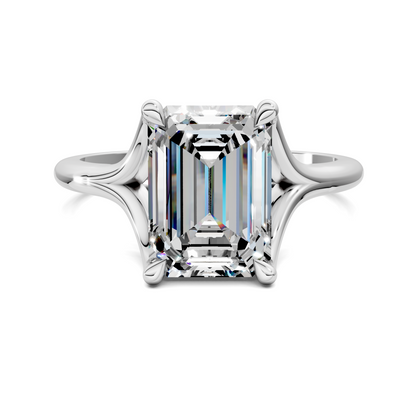 Brooklyn Crisscross Cathedral Solitaire Ring