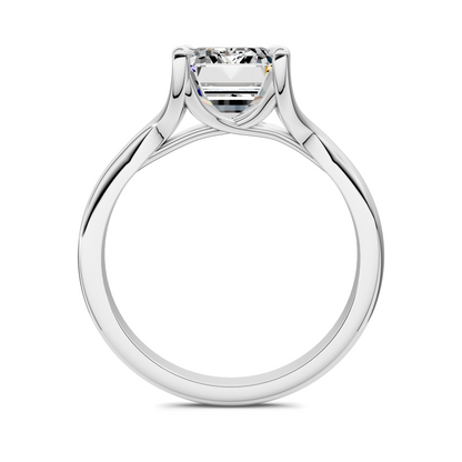 Brooklyn Crisscross Cathedral Solitaire Ring