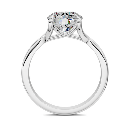 Brooklyn Crisscross Cathedral Solitaire Ring