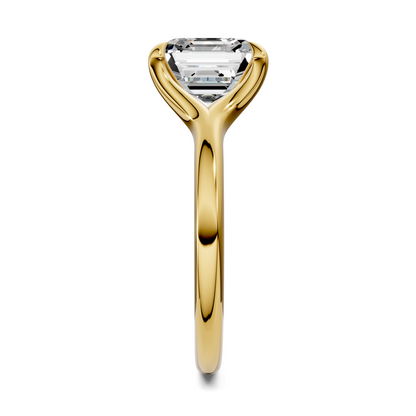 Brooklyn Crisscross Cathedral Solitaire Ring