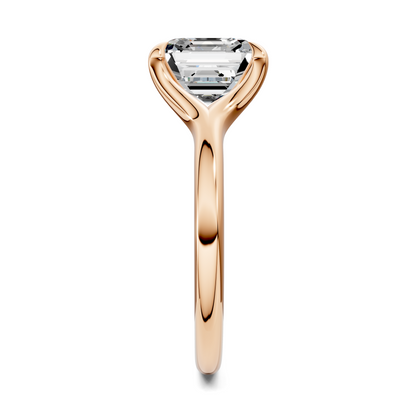 Brooklyn Crisscross Cathedral Solitaire Ring