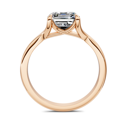 Brooklyn Crisscross Cathedral Solitaire Ring