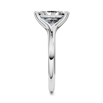 Brooklyn Crisscross Cathedral Solitaire Ring