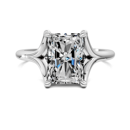 Brooklyn Crisscross Cathedral Solitaire Ring