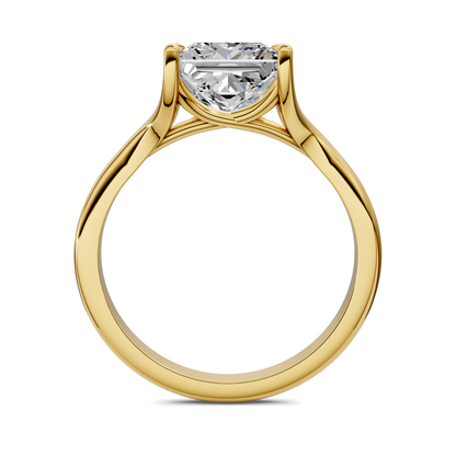 Brooklyn Crisscross Cathedral Solitaire Ring