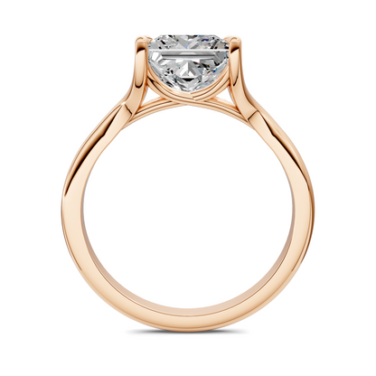 Brooklyn Crisscross Cathedral Solitaire Ring