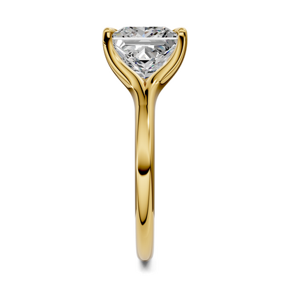 Brooklyn Crisscross Cathedral Solitaire Ring