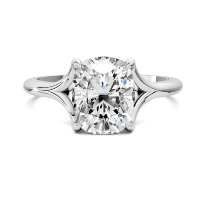 Brooklyn Crisscross Cathedral Solitaire Ring
