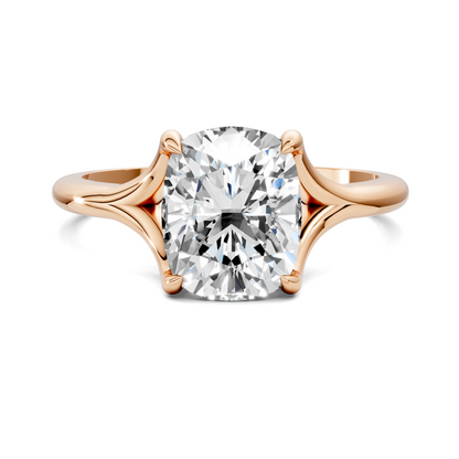 Brooklyn Crisscross Cathedral Solitaire Ring
