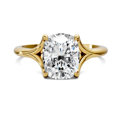 Brooklyn Crisscross Cathedral Solitaire Ring