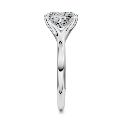 Brooklyn Crisscross Cathedral Solitaire Ring