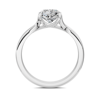 Brooklyn Crisscross Cathedral Solitaire Ring