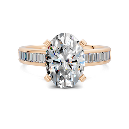 Bianca Baguette Channel Ring Setting