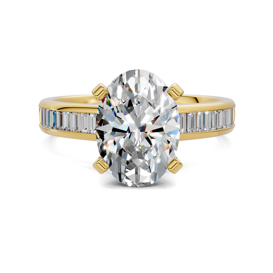 Bianca Baguette Channel Ring Setting