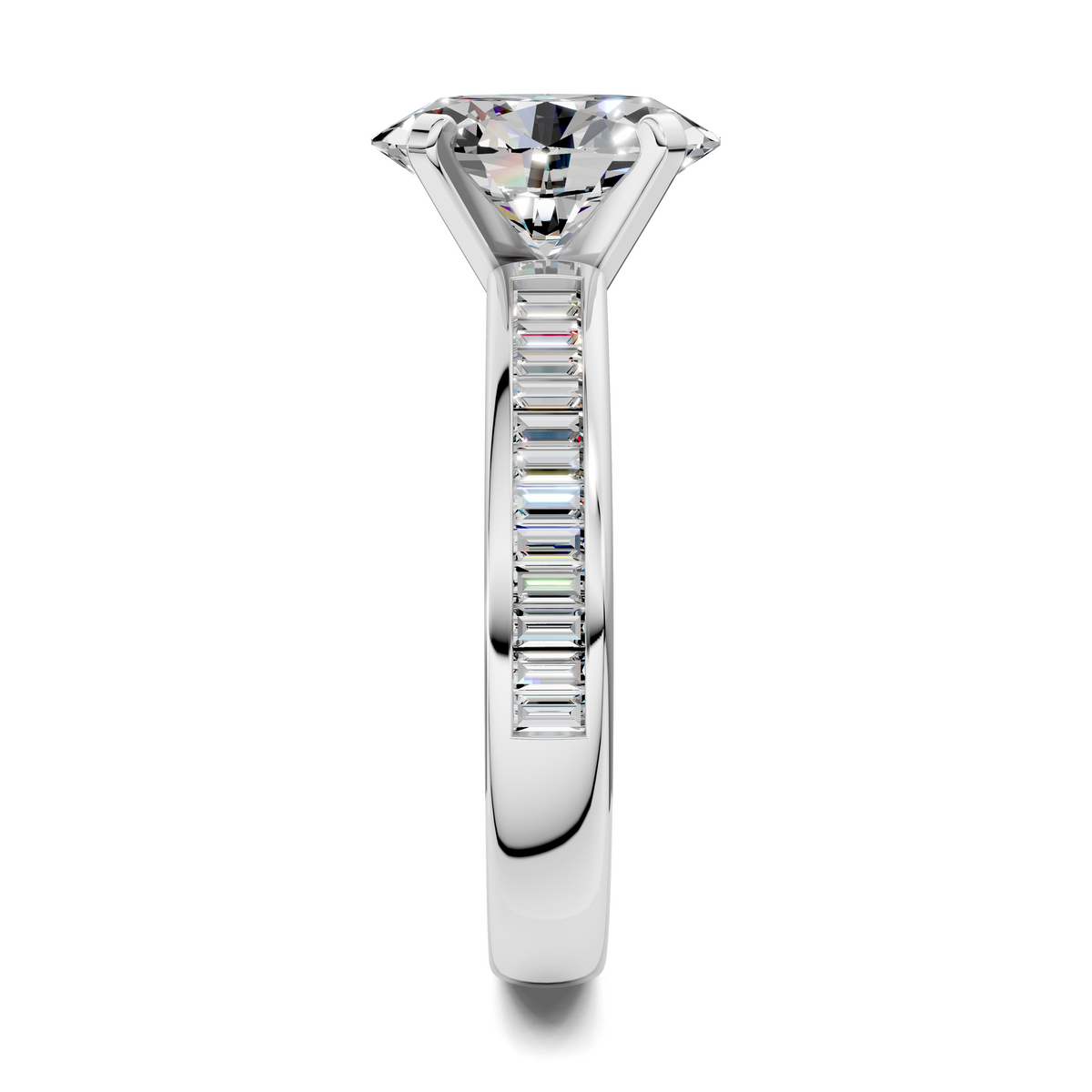 Bianca Baguette Channel Ring Setting