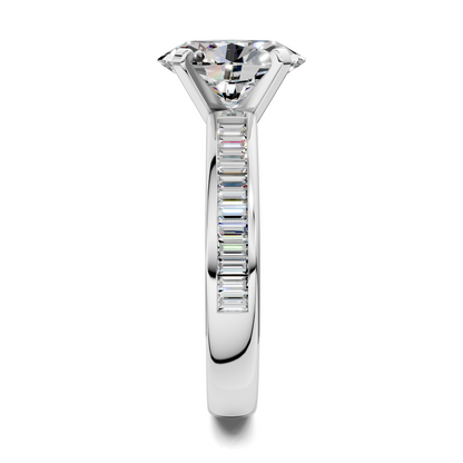 Bianca Baguette Channel Ring Setting
