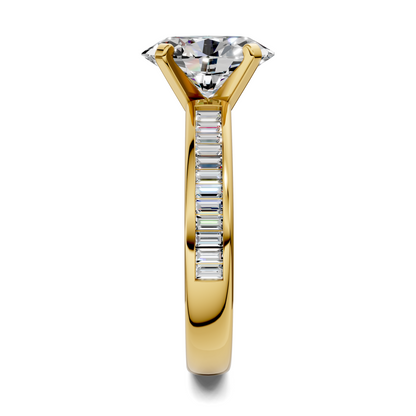 Bianca Baguette Channel Ring Setting