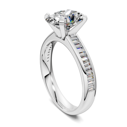 Bianca Baguette Channel Ring Setting